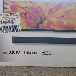 36" soundbar and subwoofer